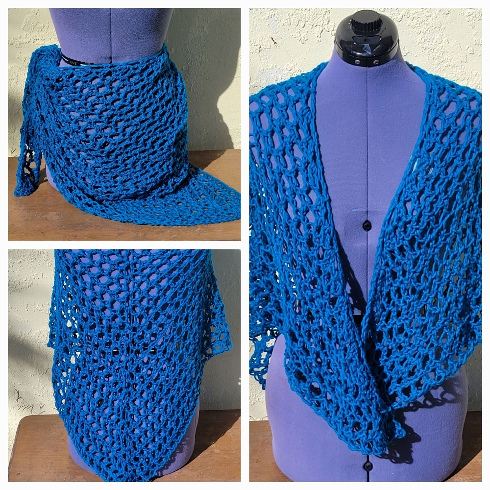 COPY - Sarong, shawl, handmade, crochet